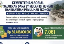 Kemensos Salurkan Dua Jenis Bantuan Pascabencana untuk Tapteng