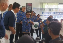 Verifikasi-Pengundian Ratusan Unit Huntap Tapteng Tahap Pertama