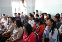 Bupati Humbahas Hadiri Kick Off Vaksin MR Tenaga Kesehatan di RSUD Doloksanggul