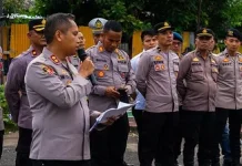 Polres Padangsidimpuan Gelar Simulasi Sispamkota Bersama Brimob