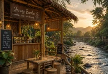 Jadi Destinasi "Healing" Pesona Warung Bambu (Papringan)