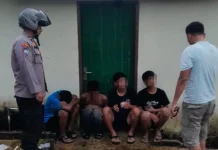 Polsek Pandan Tindak Penyalahgunaan Lem oleh Remaja, Empat Anak Dibina