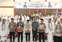 Wabup Tapteng Lepas Keberangkatan 357 Jamaah Haji Kloter 14