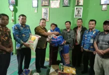 Pemkab Humbahas Salurkan Bantuan Sosial kepada Korban Kebakaran