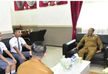 Wakil Bupati Tapteng Lepas Calon Paskibraka