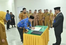 Wali Kota Padangsidimpuan Lantik Lima Pejabat Tinggi Pratama