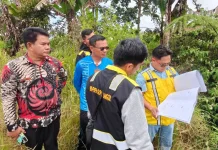Pemkab Humbahas dan SDA Sumut Tinjau Irigasi Aek Sibundong