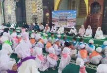 Ratusan Siswa RA Sibolga Ikuti Peragaan Manasik Haji