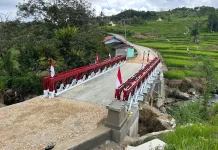 Pembangunan Jembatan Bailey di Panggugunan Pakkat Rampung