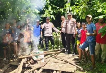 Polsek Batunadua Tegaskan Komitmen Bersihkan Lingkungan Dari Narkoba