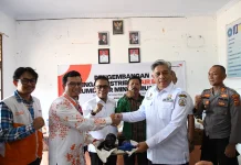 Groundbreaking Jaringan Air Bersih di Tapian Nauli Tapteng
