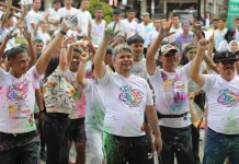Colour Run Sukses Sedot Ratusan Peserta, Pemkab Taput Komit Dukung Pariwisata