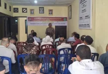 Polsek Batunadua Gelar Koordinasi Kemitraan Demi Stabilitas Keamanan