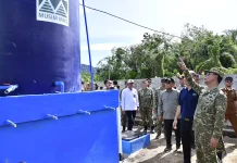 Kasum TNI Tinjau Progres Infrastruktur dan Serahkan Bantuan Air Bersih di Tapteng