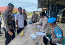 Bidpropam Polda Sumut Gelar Gaktibplin di Polres Tapteng