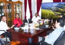 Bupati Tapteng Terima Kunker Ketua DPRD Tapanuli Utara
