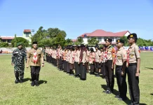 Buka Persami, Wabup Tapteng Tanamkan Cinta Tanah Air