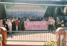 Polsek Batunadua Bersama Masyarakat Gelar Gerakan Sikat Narkoba