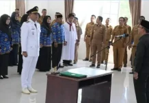 Pemko Padangsidimpuan Lantik Pejabat Administrator dan Pengawas Baru