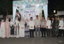 Polres Padangsidimpuan Amankan Malam Takbiran Idul Adha
