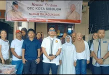 Sabam Rajagukguk Kurbankan 2 Ekor Sapi di Sibolga