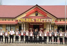 Momentum Pancasila, Polres Tapteng Apresiasi Personel Penggerak Perubahan