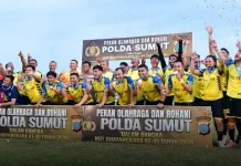 Polres Toba Juara Sepak Bola POR Polda Sumut 2026
