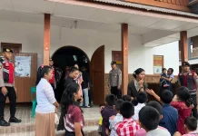 Polres Humbahas Amankan Ibadah Minggu, Ciptakan Rasa Aman dan Nyaman bagi Jemaat