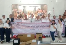 Bakorumkris Pertamina Salurkan Bantuan Alat Musik Gereja