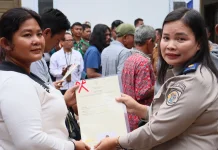 Kantor Pertanahan Sibolga Serahkan Sertipikat Huntap Korban Bencana