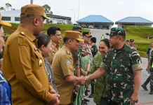 Bupati Humbahas Dampingi KASAD Maruli Simanjuntak Kunker Bersama Kepala Daerah
