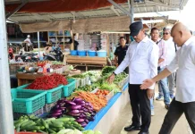 Bupati Madina Pastikan Penataan Pasar Baru Panyabungan Berlanjut