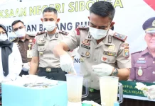 Wakapolres Sibolga Ikut Musnahkan Barang Bukti 112 Perkara