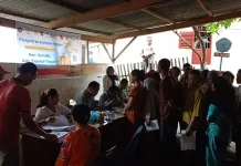Penyaluran Pangan Bulog di Sarudik 50 Persen Lebih