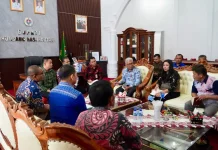 Kepala UPT Samsat Doloksanggul Audiensi Kepada Bupati Humbahas