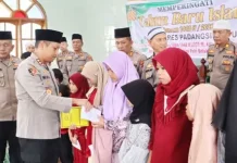 Polres Padangsidimpuan Peringati Tahun Baru Islam Bersama Anak Yatim