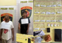 Polres Toba Tangkap Dua Bandar Sabu, Sita 96,57 Gram Barang Bukti