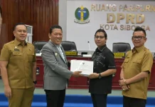 Ranperda Pertanggungjawaban APBD Sibolga 2025 Disampaikan ke DPRD