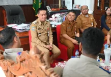 Kepala BPN Kunjungan Silahturahmi Kepada Bupati Humbahas