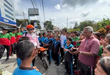 Bupati Taput Tinjau Gotong Royong Serentak di Kecamatan Siborongborong