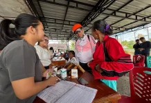 Bupati Tapanuli Utara Semangati Lansia pada Kegiatan Posyandu