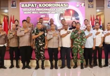 Polres Padangsidimpuan Rakor Pengamanan Konser Bull Motion Unity Fest