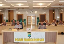 Polres Padangsidimpuan Ikuti Dialog Kebangsaan Sambut Hari Bhayangkara ke-80