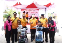 Polres Tapteng Gelar Olahraga Bersama dan Lucky Draw