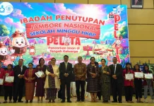 Jambore Nasional Anak Sekolah Minggu HKBP Ditutup