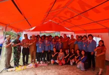 Wabup Taput Kukuhkan Kampung Siaga Bencana Saoloan untuk Lindungi Tujuh Desa Rawa