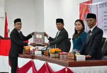 Bupati Humbahas Sampaikan Nota Pengantar Ranperda Pertanggungjawaban APBD