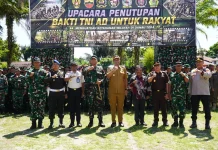 Bupati Toba Hadiri Penutupan Bakti TNI AD untuk Rakyat 2026