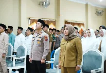 Wabup Atika Hadiri Doa Lintas Agama Bersama Polres Madina