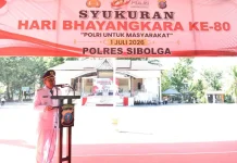 Wali Kota Sibolga Apresiasi Peran Polri pada Peringatan HUT Bhayangkara Ke-80